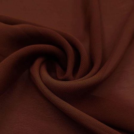 CLEARANCE SALE!! Red Brown Solid Hi-Multi Chiffon Fabric by the Yard, Chiffon Fabric, Wedding Chiffon, Lightweight Chiffon Fabric , DIY Projects - 5 YARDS