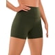 thumbnail image 1 of Shorts CRZ YOGA Cintura Alta 4 cm Entrenamiento Verde Oliva M, 1 of 5