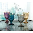 thumbnail image 2 of Elegant and Modern Glass Made Glassware Set for Hosting Parties and Events - 10 oz, Rocks Goblet Grape, Set of 4, Multicolor, 2 of 3