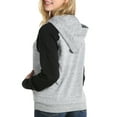 thumbnail image 4 of Doublju Women's Casual Lace Up Pullover Pocket Hoodie With Plus Size, 4 of 5