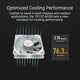 thumbnail image 3 of Ventilador ASUS TUF Gaming TR120 de 120 mm ARGB blanco, paquete triple, 3 of 9