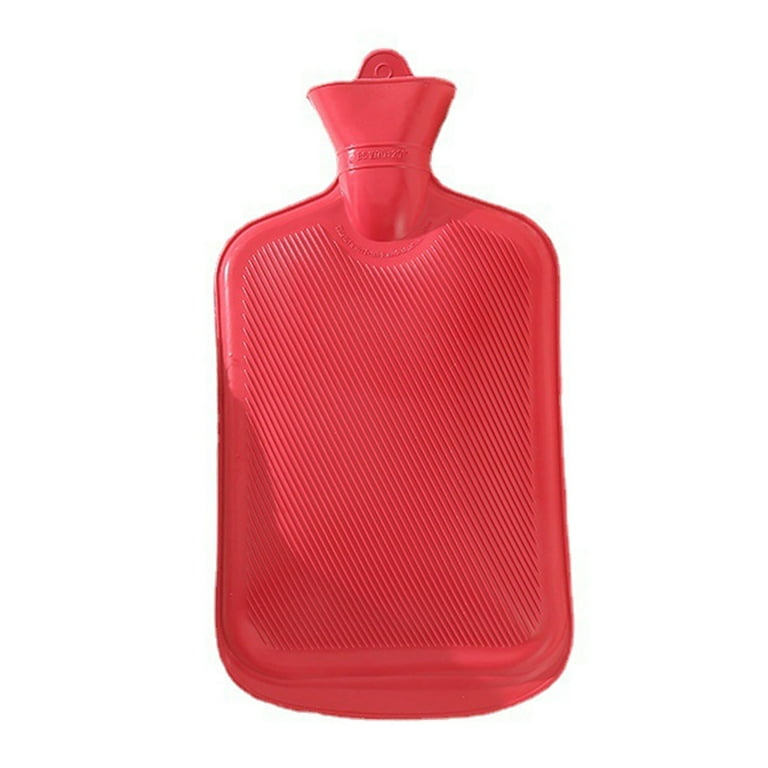 Hot Water Bottle, 2 Pack Warm Water Bag Plastic Hot Water Pouch, Kids Cute Hot  Water Bag for Pain Relief from Arthritis, Headaches 