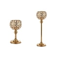thumbnail image 1 of Candelabro de Cristal Perfecl Soporte para Velas Decoración Del Hogar 20cm 35cm, 1 of 5