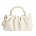 thumbnail image 3 of Bolso de mano para mujer jinwen Bolso de viaje a la moda hombro ligero para mujer blanco, 3 of 8