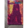 thumbnail image 6 of Contemporary 7x10 Area Rug (6'7'' x 9'6'') Abstract Pink, Yellow Living Room Easy to Clean, 6 of 8