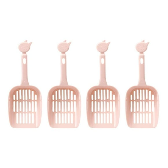 4 palas para arena para gatos.