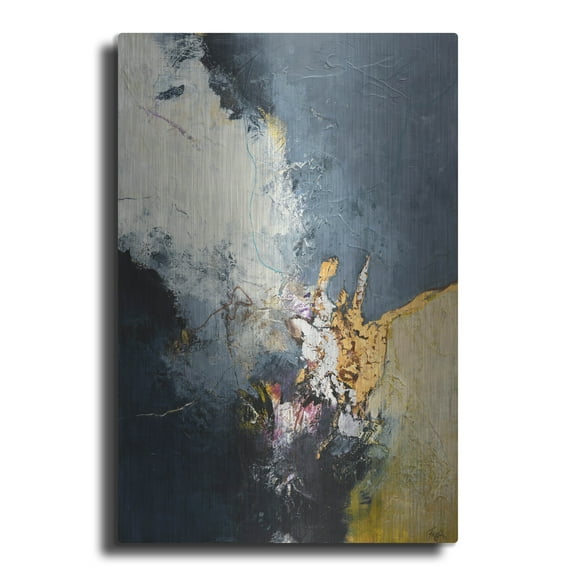 Luxe Metal Art 'Soft Echo' by Design Fabrikken Metal Wall Art, 16" x 24"