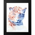 thumbnail image 2 of Valle, Aimee Del 15x18 Black Modern Framed Museum Art Print Titled - Copper and Blue Cheetah, 2 of 5