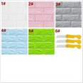 thumbnail image 3 of Nuevo producto 3D tridimensional patrón de ladrillo papel pintado de pared decoración del hogar papel pintado espuma autoadhesivo pegatina de pared, 3 of 4