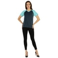 thumbnail image 2 of Inkmeso Solid Short Sleeve T-Shirt For Womens Sporty Casual Solid Basic Workout Shirts, 2 of 7