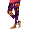 thumbnail image 6 of Halloween Leggings for Women 2025 Fashion Grahpic Printed High Waist Womens Leggings Stretchy Yoga Pants, 6 of 6