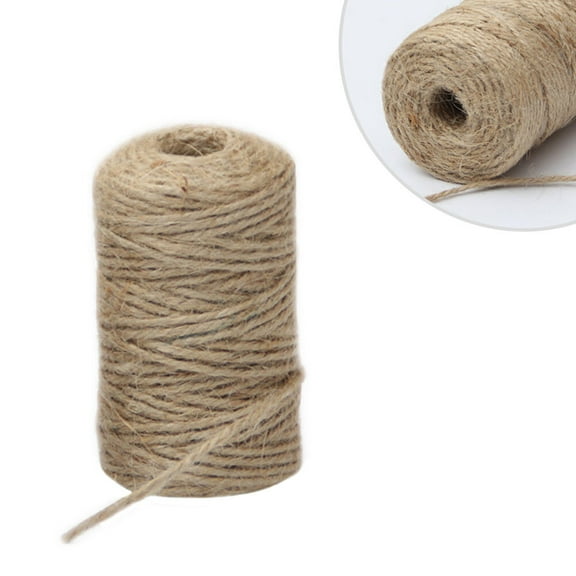 FRCOLOR  100 M Wrapping Cords Natural Jute Woven Rope Twine for Crafts