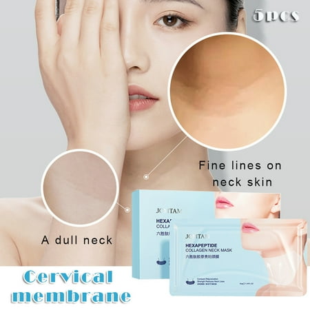 

Neck Membrane Anti Aging Anti Wrinkle Collagen Neck Membrane Sheet Best for Neck Tighten Lift Firming Skin Care TOPOINT