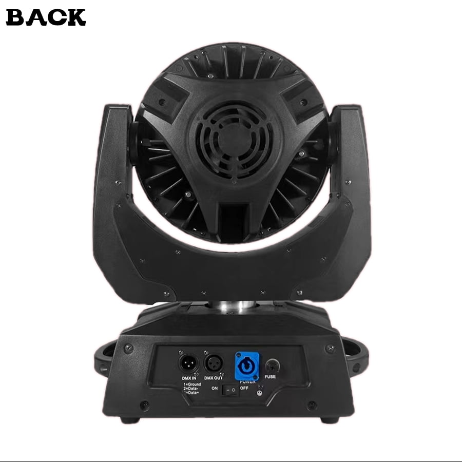 2Pcs 36x18W RGBW 6in1 LED Zoom Wash Moving Head Light DMX Control Stage Lighting  DJ Disco Party Lights