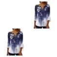 thumbnail image 3 of Qarigey Tops de manga 3/4 Camiseta oscilante Túnica de verano Transpirable Larga duración Señoras Type27 NO27, 3 of 6