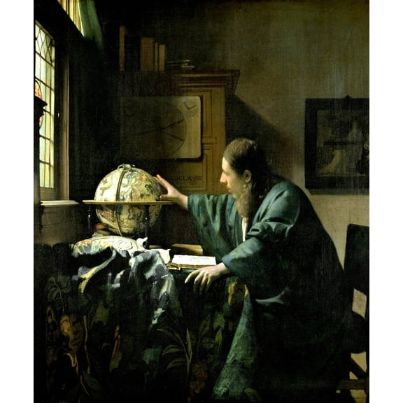 Vermeer "The Astronomer" (1668) Glossy Poster