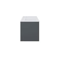 thumbnail image 5 of Double Sink Vanity Cabinet, White Grey Gray, Ceramic, Melamine, Modern Contemporary, Hotel Bedroom Bathroom Master Suite Guest, 5 of 9