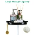 thumbnail image 6 of Corner Shower Caddy Tension Pole Home Tension Pole Shower Caddy With 4 Basket Shelves With Towel Bars, 4-Tier Bathroom Accessories Rust-Resistant Shower Organizer, Corner Shower Caddy for Bathroom, 6 of 7