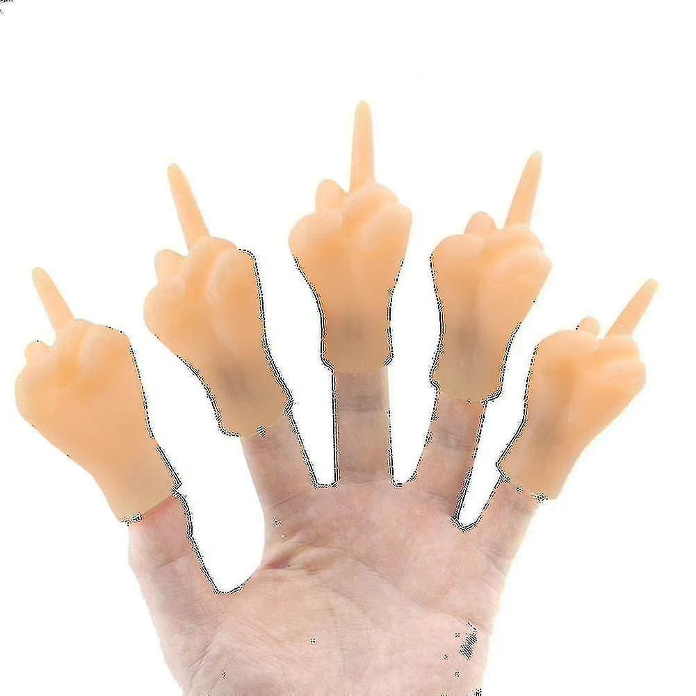 LACHT Doigt D'honneur,8 Pièces Mini Marionnettes à Doigts D'honneur En