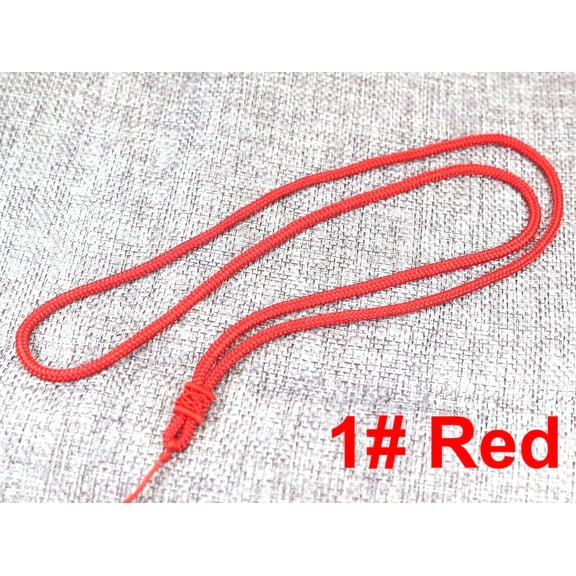U8MO 5 Red Chinese Thread Knotted Silk Love Rope String Necklace for Jade pendant