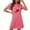 Hot Pink, variant on VgaVtl Womens Sleepshirts Plus Size Short Sleeve Black Womens Plus Size Nightgowns Funny Valentines Day Print Nightgowns