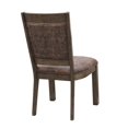 thumbnail image 3 of Pemberly Row Dining Side Chair in Brown Wood Finish by Pemberly Row, 3 of 7