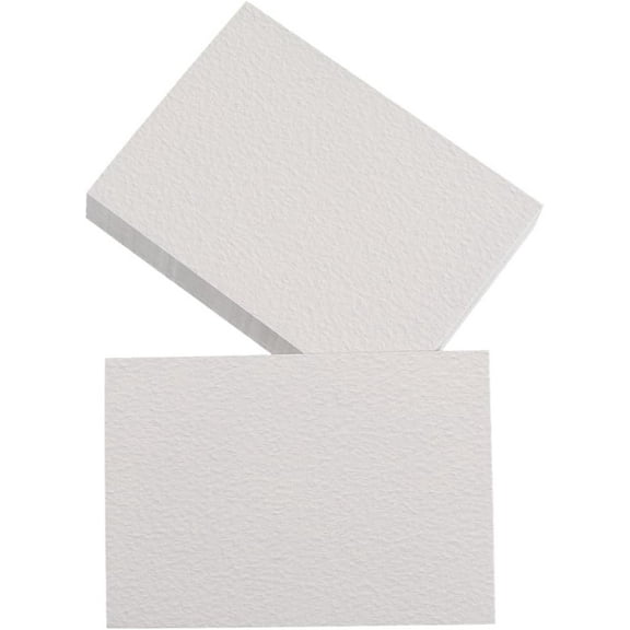 60 Sheets 5" Blank Note Cards Textured Printer Paper Medium Thick White Stationery Papers Bulk Wedding Journaling Decorative Craft Card Cardstock DIY