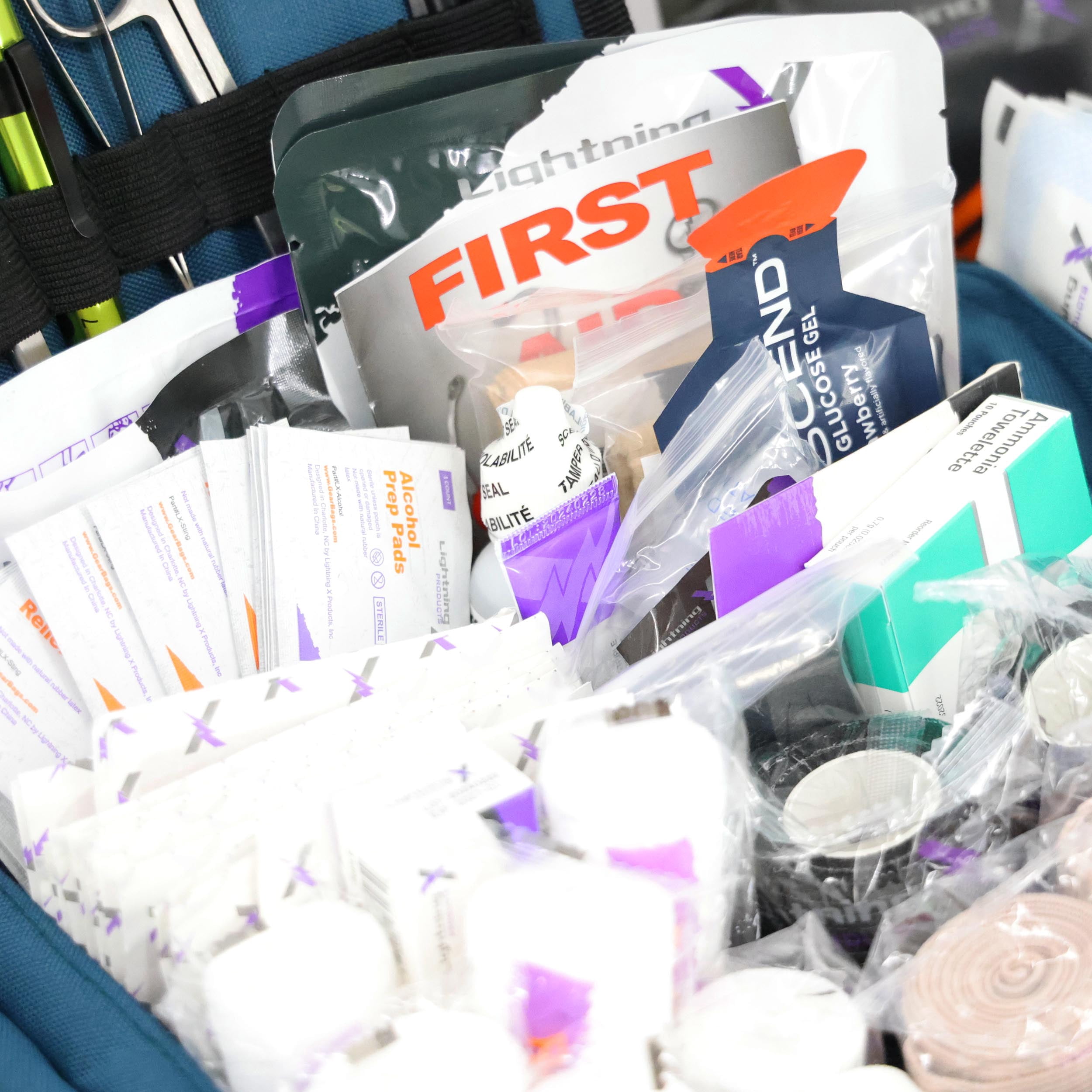 Lightning X Value Compact Medic First Responder EMS/EMT Stocked Trauma Bag w/Standard Fill Kit A