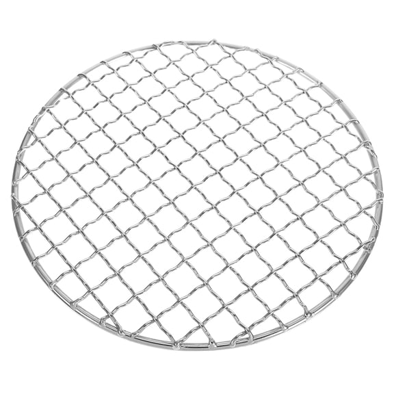 FOMIYES Portable Stainless Steel Round Grill Grid for BBQ, Campfire, Outdoor Cooking, Camping Gear and Grilling Accessories