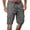 Dark Gray, variant on Vivianyo HD Men's Casual Pocket Shorts Big Mens And Tall Men Casual Solid Knee Length Cargo Multi Pockets Fashion Short Pants