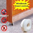 thumbnail image 3 of Joints de Porte et Fenêtre d'Été Joint de Porte Coupe-Vent Isolation de Fenêtre Résistante aux Insectes Bande de Caoutchouc Imperméable, 3 of 5