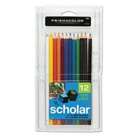Prismacolor Scholar Colored Pencil Set, 12 Colors