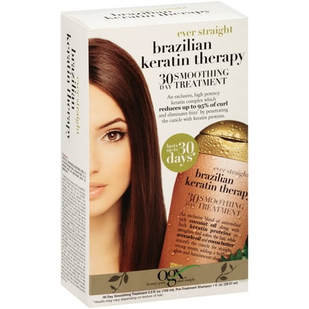 OGX Brazilian Keratin Therapy 30 Day Smoothing Treatment, 3.3 fl oz