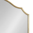 thumbnail image 7 of Kate and Laurel Leanna Glam Horizontal Wall Mirror, 18 x 24, Gold, Sophisticated Large Mirror for Wall, 7 of 7
