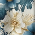 thumbnail image 4 of Designart "Floral Escape In Blues I" Floral Blackout Curtain Single Panel, 4 of 4