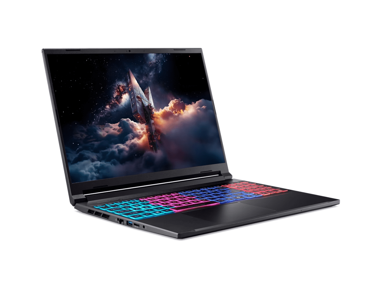 Acer Nitro V 16S 16” WUXGA IPS 180Hz Gaming Laptop, Intel Core 7 processor 240H, NVIDIA GeForce RTX 5060 with 8GB GDDR7 VRAM, 16GB RAM, 1TB PCIe Gen 4 SSD, Obsidian Black