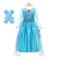 thumbnail image 1 of Disfraz de Elsa y Reina de las Nieves para niñas de Disney, disfraz de fiesta de carnaval, vestido de fiesta de graduación, ropa para niños, vestido de princesa Frozen, 1 of 5