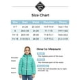 thumbnail image 3 of Wantdo Girl's Winter Jacket Light Winter Coat Puffer Jacket Hooded Outerwear Mint Green 6/7, 3 of 7