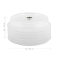 thumbnail image 2 of HAMPPLIES Transparent Drill Dust Guard with Dust Collection Bowl for Hole Saw and Ceiling Boards, 2 of 8
