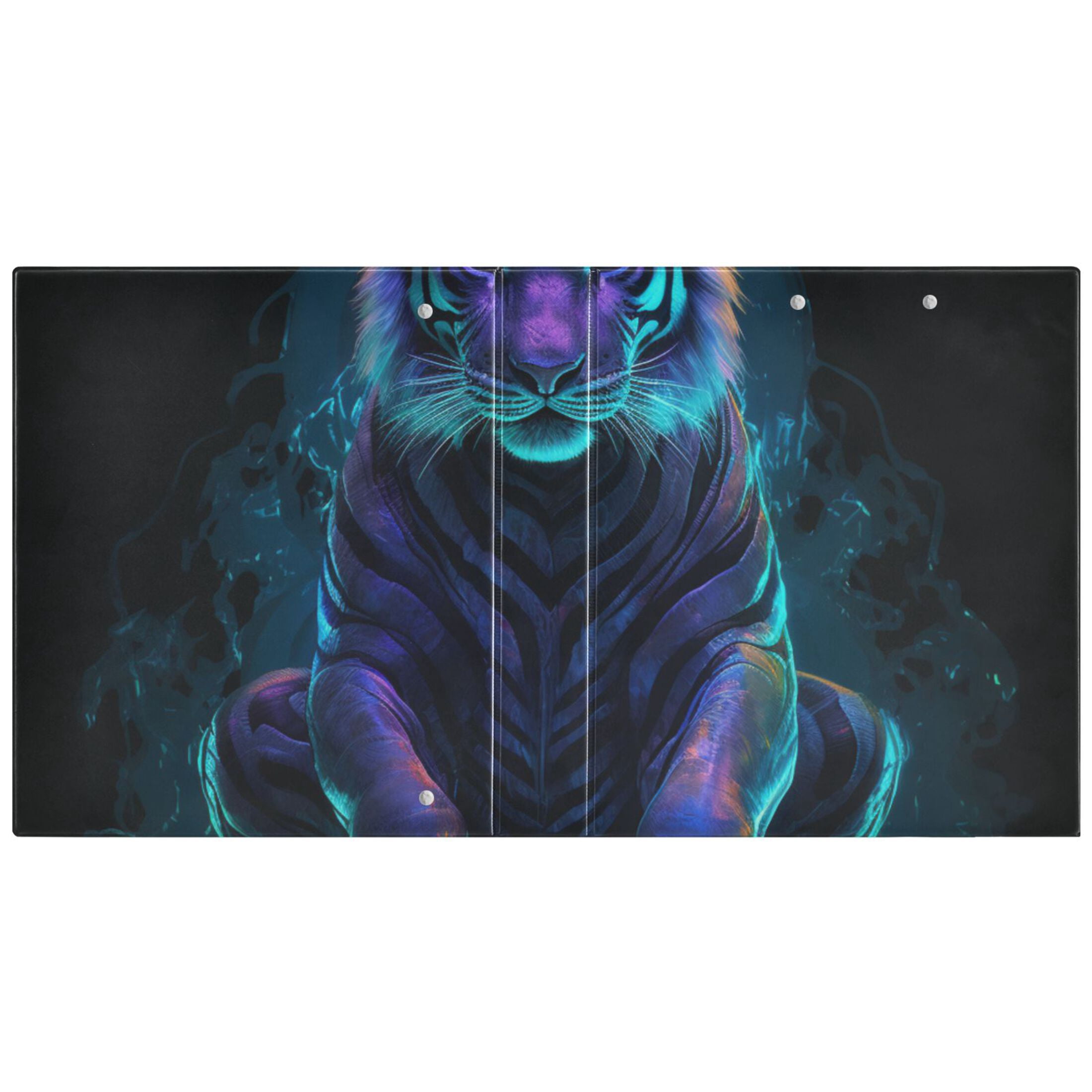 Tiger Green 3 Ring Binders 1.5 inch Hardcover File Folders with Interior Pockets A4 Size Organizer for School Office Hospital