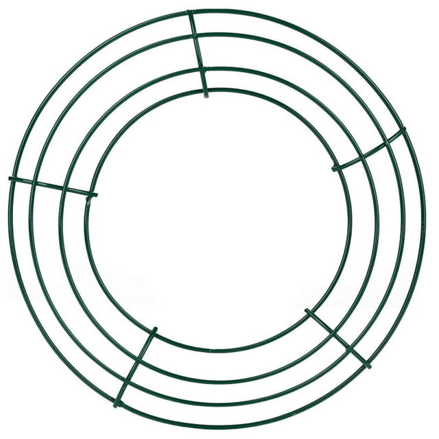 50% off clearance! Wreath Base Green 30Cm - 1Pc Christmas Wreath Rings Wire Round Wreath Frame Wedding Garland Making