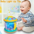 thumbnail image 2 of Kids' Interactive Music Game Drum With Ocean Projection Lamp, Rotating Underwater Creatures Spark Curiosity & Visual Fun, Interactive Buttons Trigger Music Lights & Safe Play For, 2 of 5