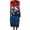 AA-03, variant on Cotton Linen Dress Women Summer Sleeveless Zipper USA Flag Patriotic Beach Holiday Sundress, S-3XL