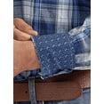 thumbnail image 4 of Wrangler Men's 20X Plaid Print Long Sleeve Snap Western Shirt - 112338019, 4 of 4