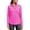 Hot Pink, variant on Long Sleeve Workout Top for Women 1/4 Zip Pullover Lightweight Yoga Gym Shirt V Neck Running Tops Loose Fit