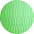 thumbnail image 1 of Ahgly Company Indoor Round Abstract Green Contemporary Area Rugs, 7' Round, 1 of 1