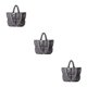thumbnail image 4 of Bolso de mano acolchado Sonducket de nailon con correas de hombro cómodas gran capacidad Gris, 4 of 6