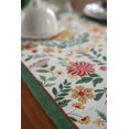 thumbnail image 2 of YGUII Table Runner with Tassels Vintage Luxury Embroidered Floral Table Runners for Dining Living Room Dresser Scarfs, 2 of 5