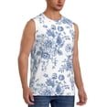 thumbnail image 2 of Balery Rose Flowers Camisetas sin mangas para hombre, absorbe la humedad y protege contra el mal olor.-Large, 2 of 7