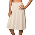 thumbnail image 1 of Women's Shadowline 4711625 25 Inch Flare Daywear Half Slip (Ivory 1X), 1 of 4